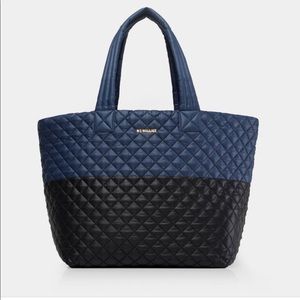 Black and blue large mz Wallace bag